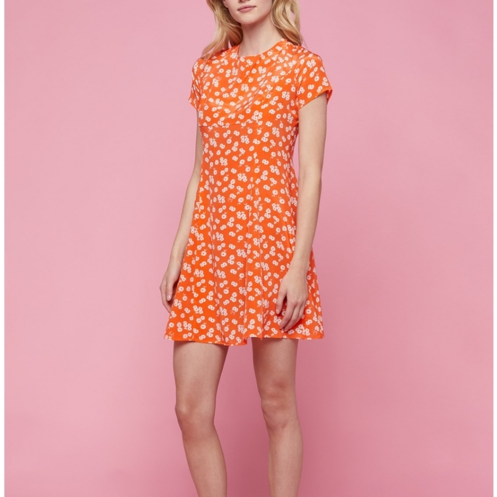 Juicy Couture Ditsy Daisy open back dress